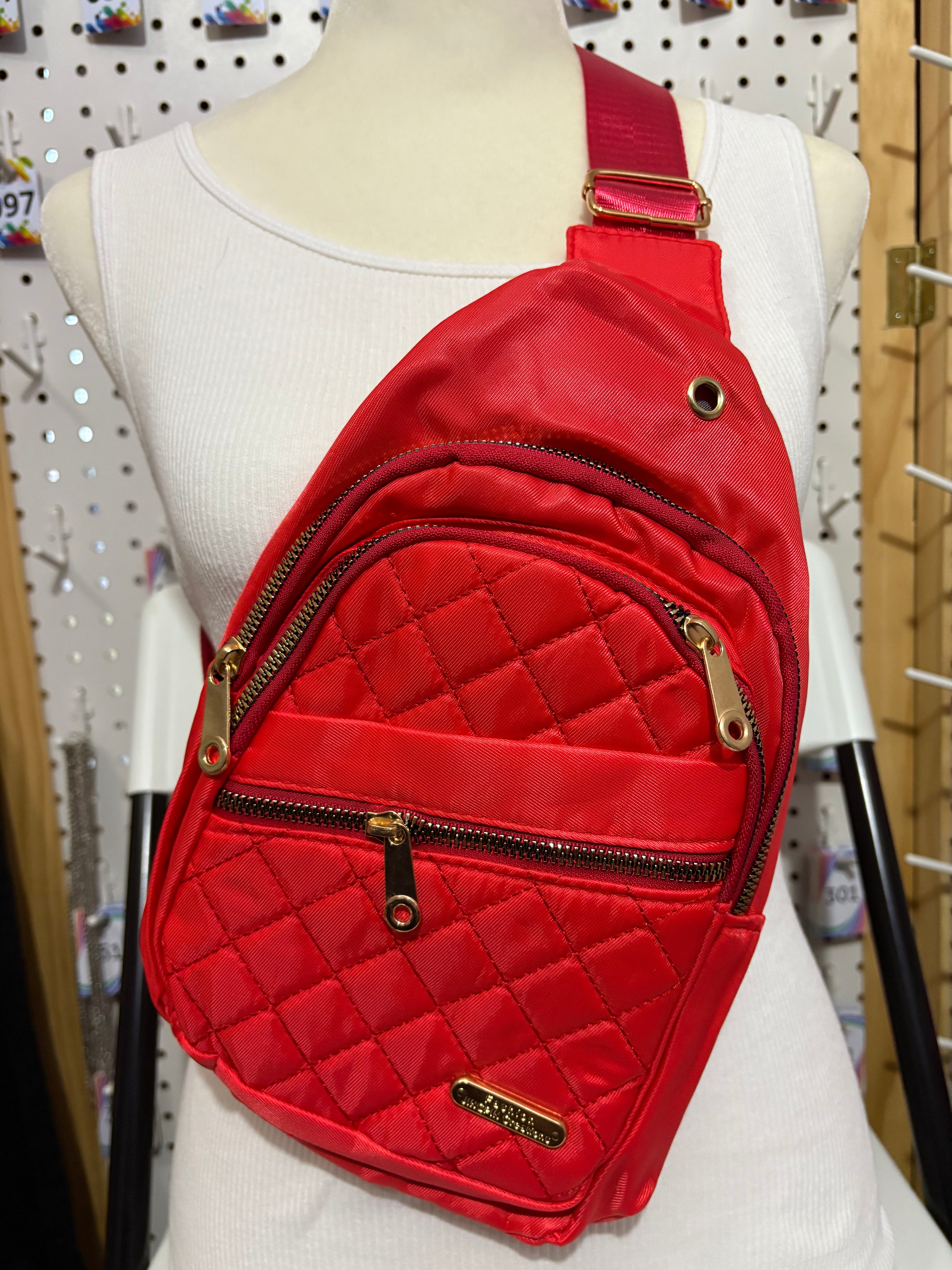 Red Crossbody Purse