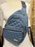 Blue Crossbody Purse