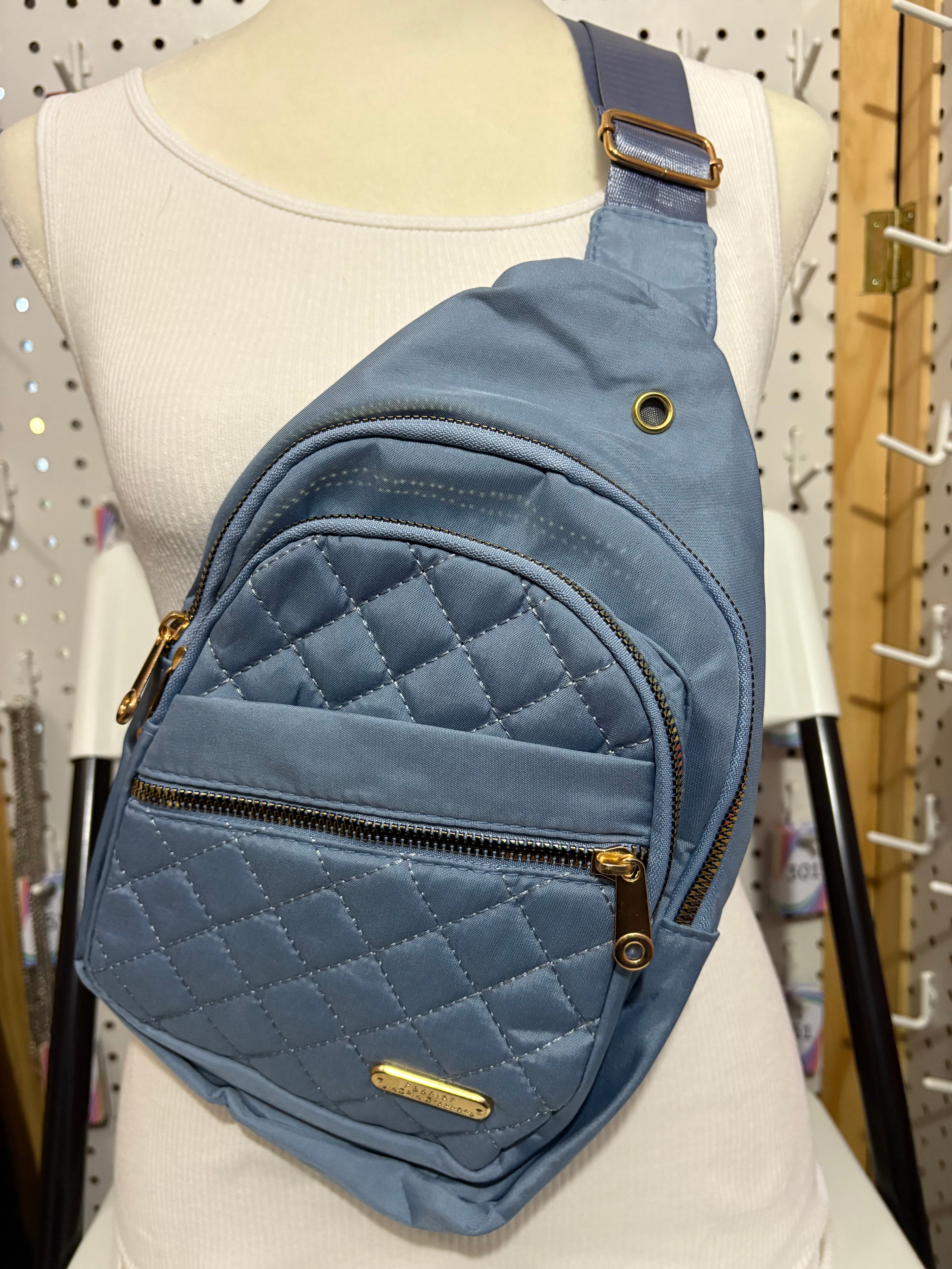 Blue Crossbody Purse