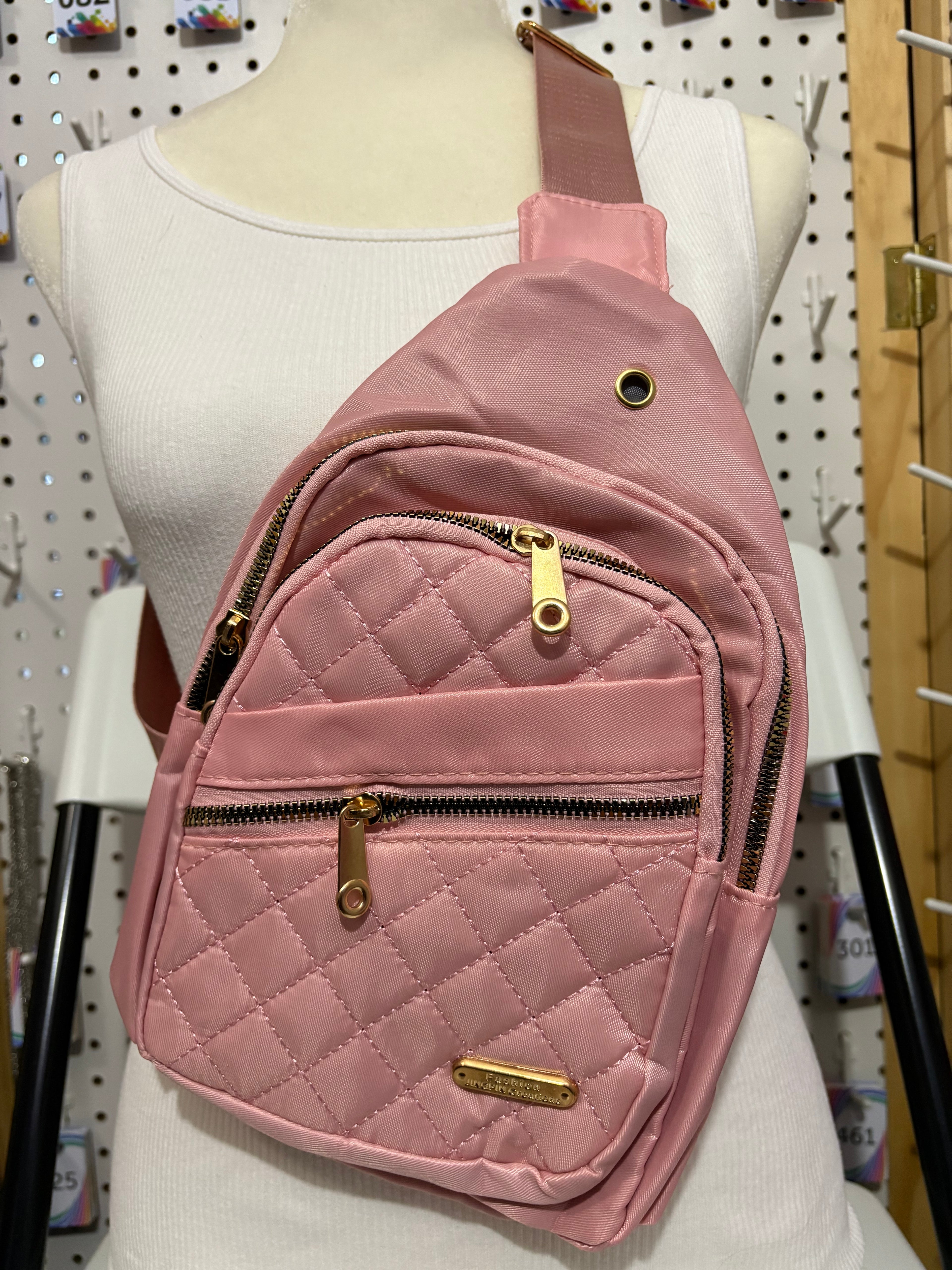 Pink Crossbody Purse